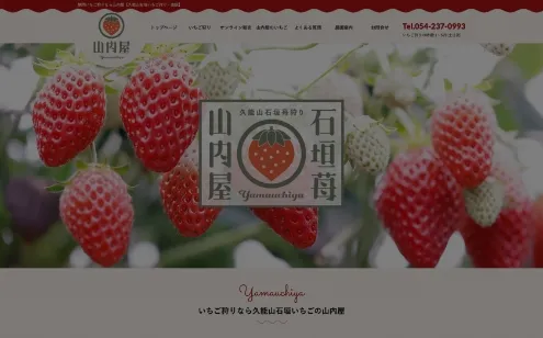 石垣苺山内屋様｜名古屋のホームページ制作会社株式会社大和の制作事例